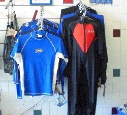 Lycra swimsuits and stinger suits are quick drying